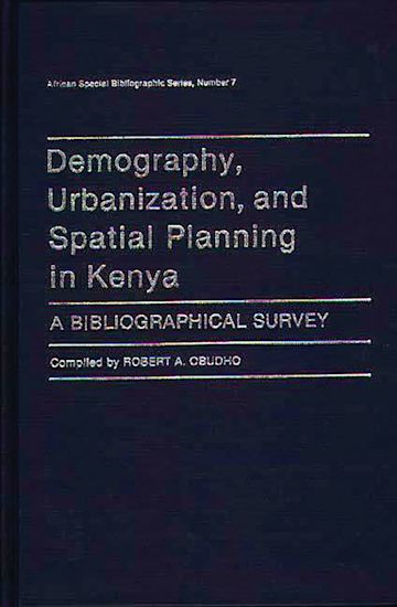 Demography, Urbanization, and Spatial Planning in Kenya cover