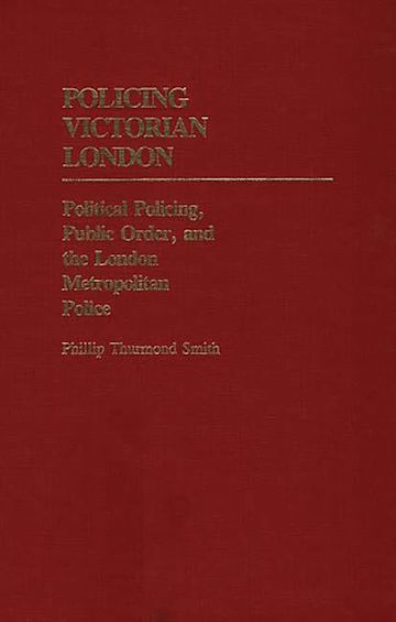 Policing Victorian London cover