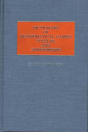 Dictionary of Language Games, Puzzles, and Amusements cover