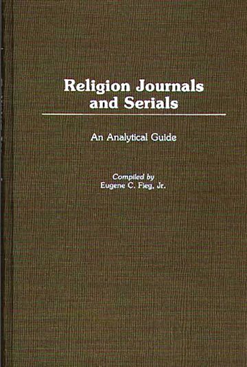 Religion Journals and Serials cover