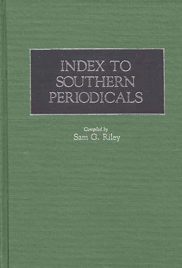 Index to Southern Periodicals cover