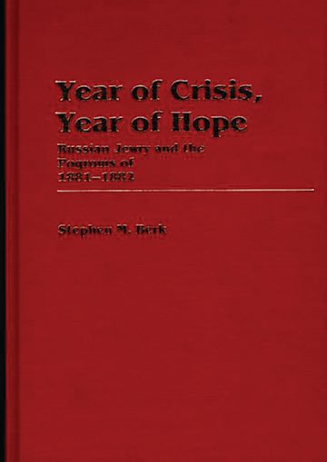 Year of Crisis, Year of Hope cover