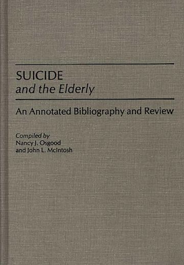 Suicide and the Elderly cover