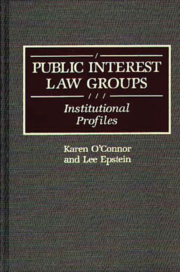 Public Interest Law Groups cover