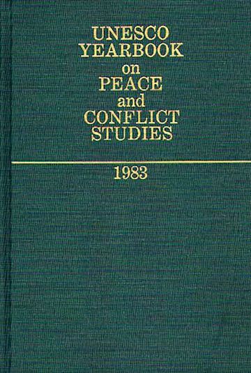 Unesco Yearbook on Peace and Conflict Studies 1983 cover