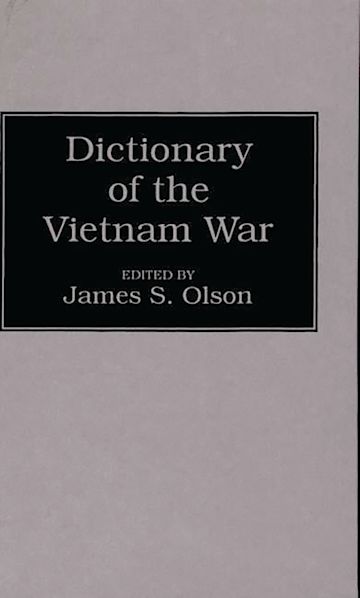 Dictionary of the Vietnam War cover