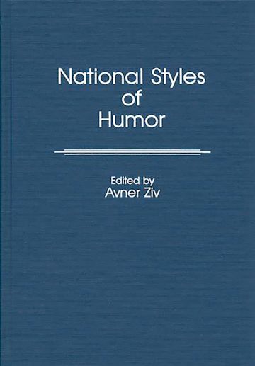 National Styles of Humor cover