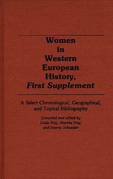 Women in Western European History, First Supplement cover