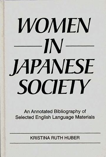 Women in Japanese Society cover