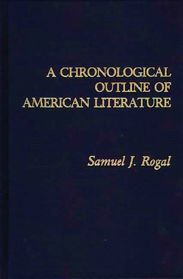 A Chronological Outline of American Literature cover