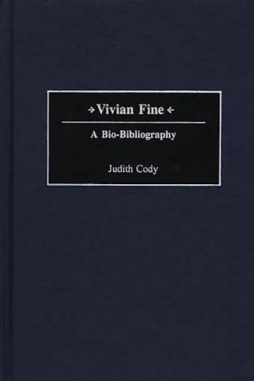 Vivian Fine cover