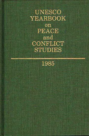 Unesco Yearbook on Peace and Conflict Studies 1985 cover