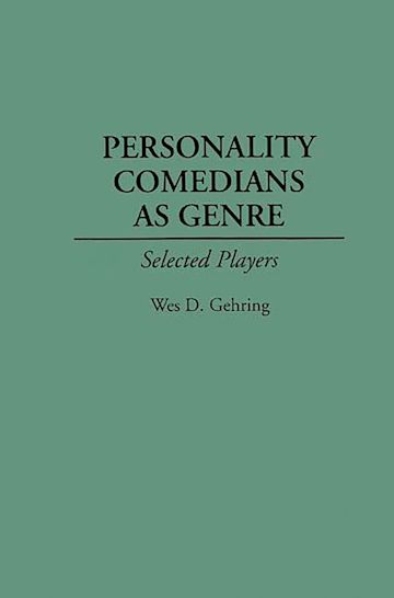 Personality Comedians as Genre cover