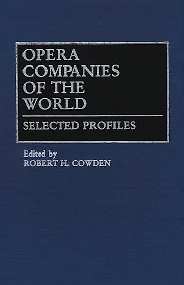 Opera Companies of the World cover