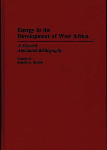 Energy in the Development of West Africa cover