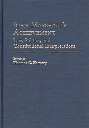 John Marshall's Achievement cover