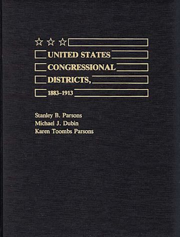 United States Congressional Districts, 1883-1913 cover