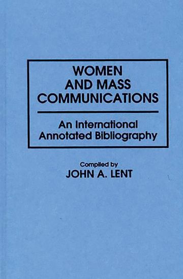Women and Mass Communications cover
