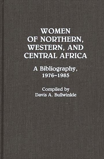 Women of Northern, Western, and Central Africa cover