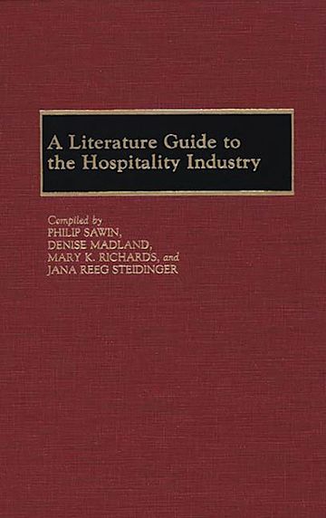 A Literature Guide to the Hospitality Industry cover