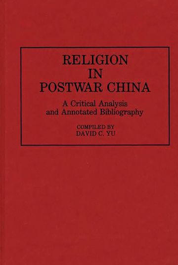 Religion in Postwar China cover