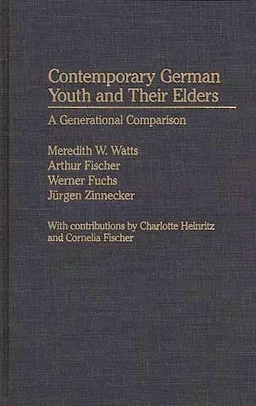 Contemporary German Youth and Their Elders cover