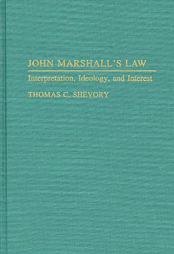 John Marshall's Law cover