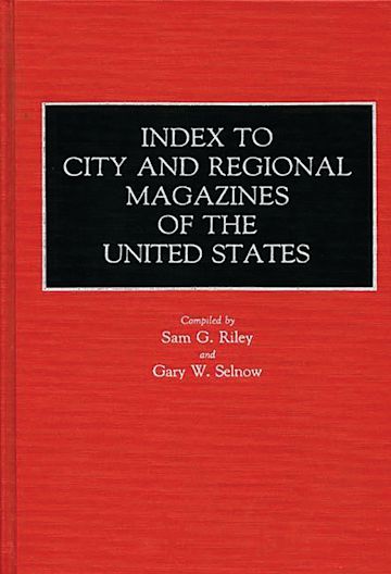 Index to City and Regional Magazines of the United States cover