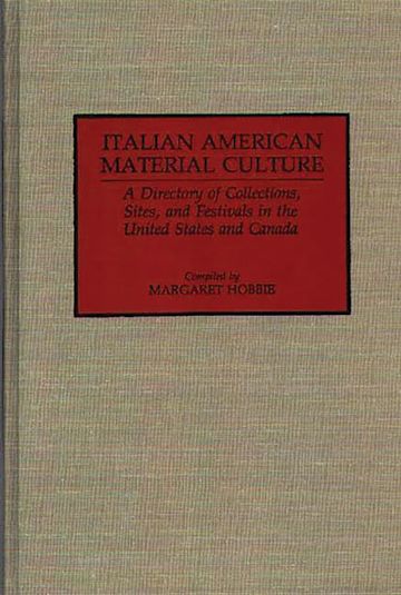 Italian American Material Culture cover