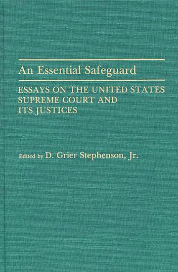 An Essential Safeguard cover