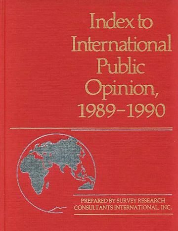Index to International Public Opinion, 1989-1990 cover