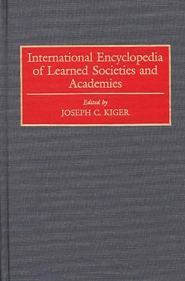 International Encyclopedia of Learned Societies and Academies cover