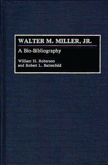 Walter M. Miller, Jr. cover