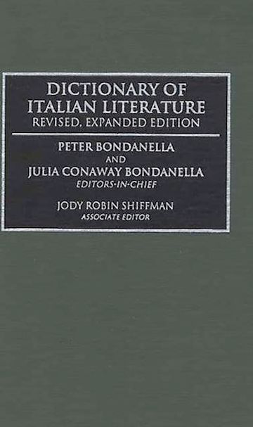 Dictionary of Italian Literature cover