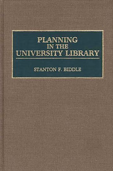 Planning in the University Library cover