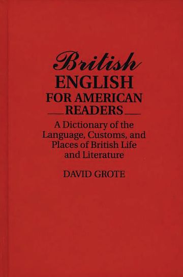 British English for American Readers cover
