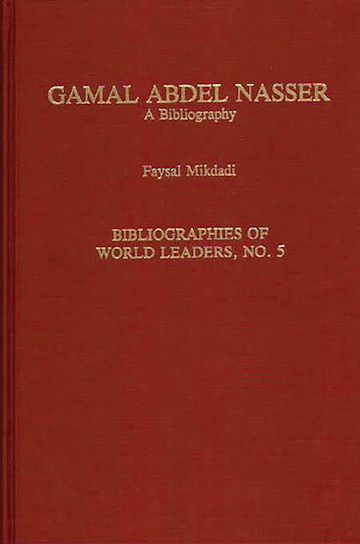 Gamal Abdel Nasser cover