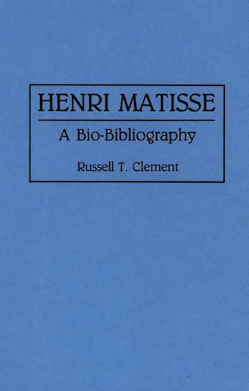 Henri Matisse cover