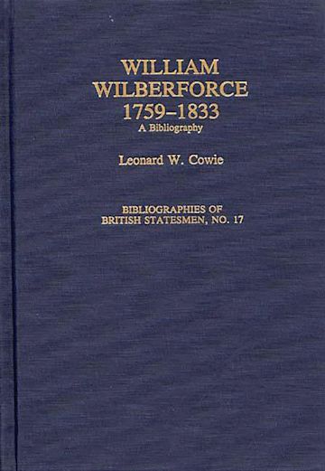 William Wilberforce, 1759-1833 cover