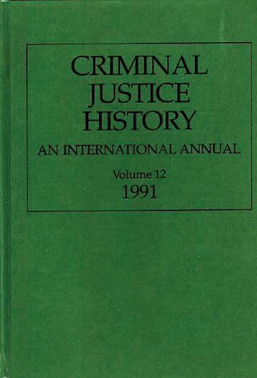 Criminal Justice History cover