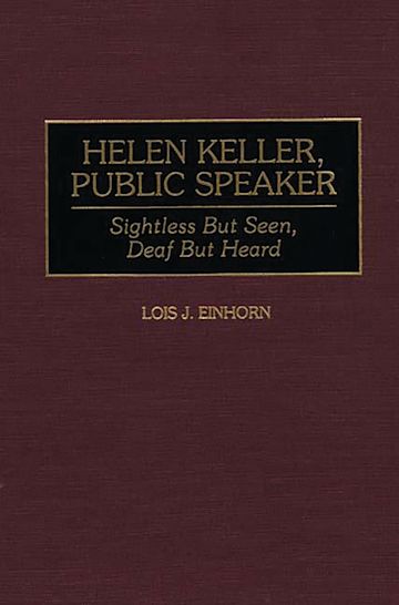 Helen Keller, Public Speaker cover