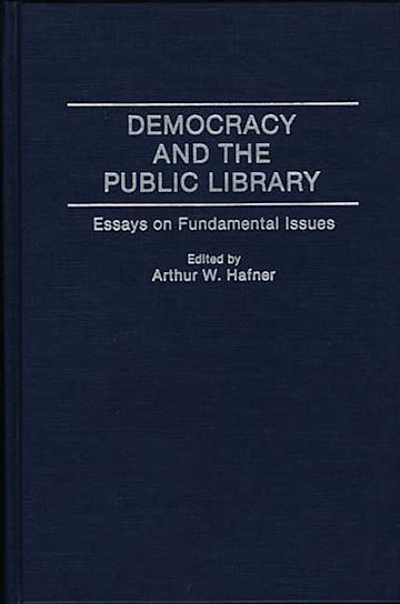 Democracy and the Public Library cover