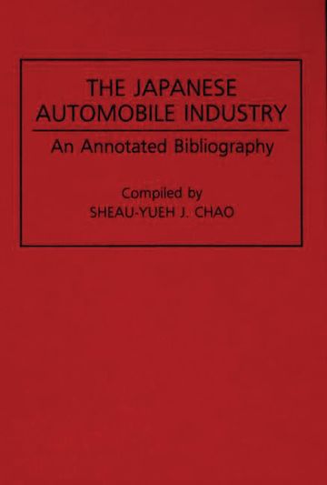 The Japanese Automobile Industry cover