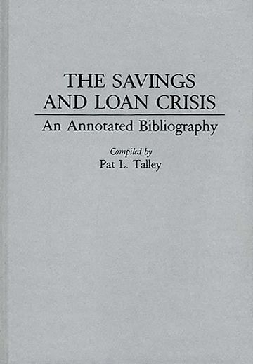 The Savings and Loan Crisis cover