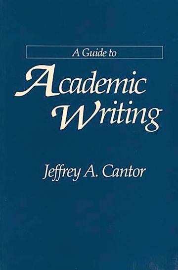 A Guide to Academic Writing cover
