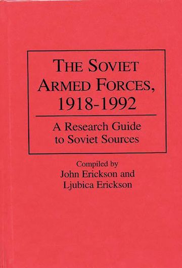 The Soviet Armed Forces, 1918-1992 cover