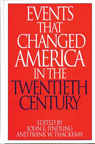 Events That Changed America in the Twentieth Century cover