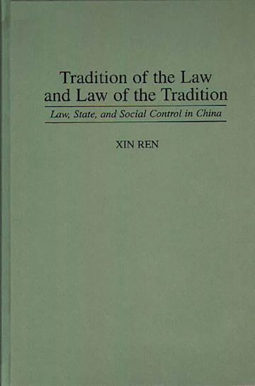 Tradition of the Law and Law of the Tradition cover