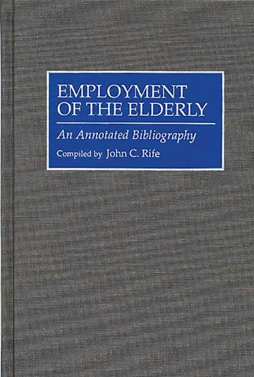 Employment of the Elderly cover