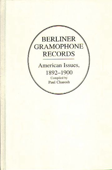 Berliner Gramophone Records cover